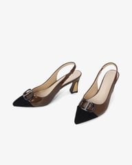 Giày Sandal Hạnh Dung Hai Màu Khóa Tròn HD11140AV