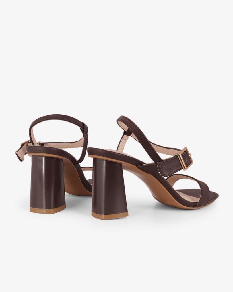 Sandal Hạnh Dung Cao Gót Quai Ngang Mảnh HD11158AV