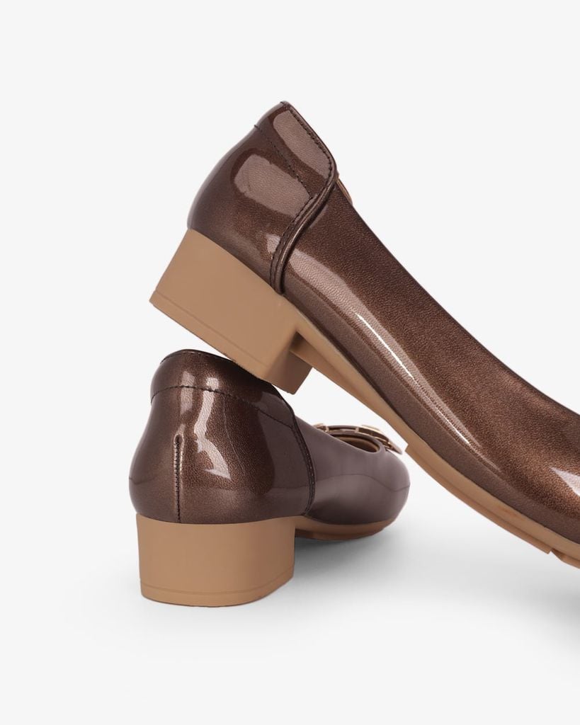 Giày Cao Gót Hạnh Dung Khóa Chữ Nhật HD11164AV