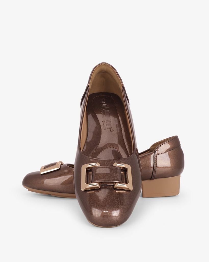 Giày Cao Gót Hạnh Dung Khóa Chữ Nhật HD11164AV