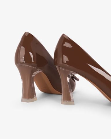 Giày Cao Gót Hạnh Dung Khóa Nơ HD11165AV