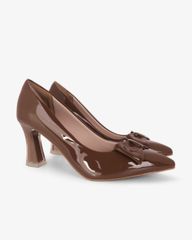 Giày Cao Gót Hạnh Dung Khóa Nơ HD11165AV