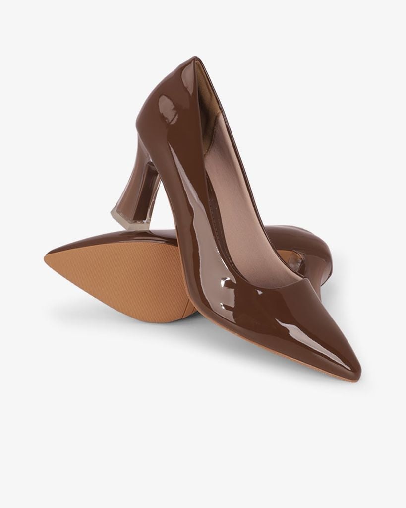 Giày Cao Gót Hạnh Dung Trơn Mũi Nhọn HD11166AV