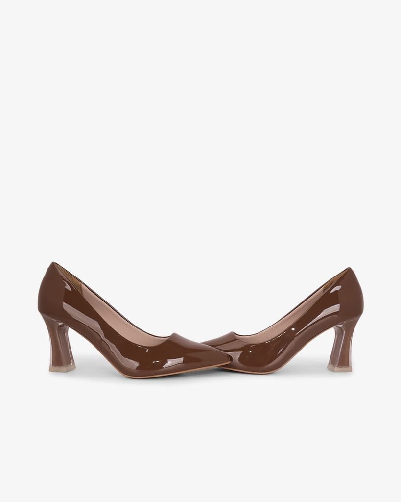 Giày Cao Gót Hạnh Dung Trơn Mũi Nhọn HD11166AV