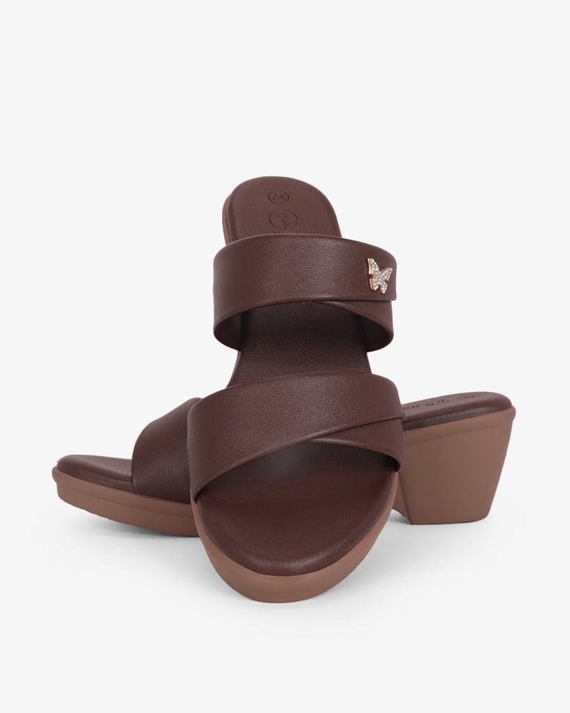 Dép Đế Xuồng Hạnh Dung Hai Quai Khóa Bướm HD11167AV