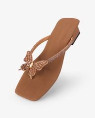 Dép Cao Gót Hạnh Dung Xỏ Ngón  Khóa Hoạt Hình