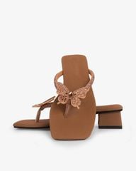 Dép Cao Gót Hạnh Dung Xỏ Ngón  Khóa Hoạt Hình