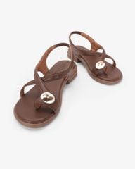 Sandal Hạnh Dung Xỏ Ngón Khoen Vàng HD11172AV