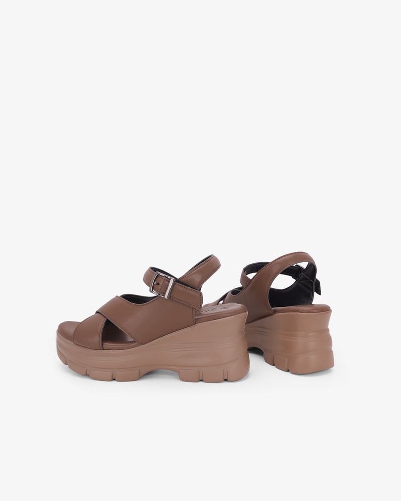 Sandal Đế Xuồng Hạnh Dung Đan Chéo HD11182AV