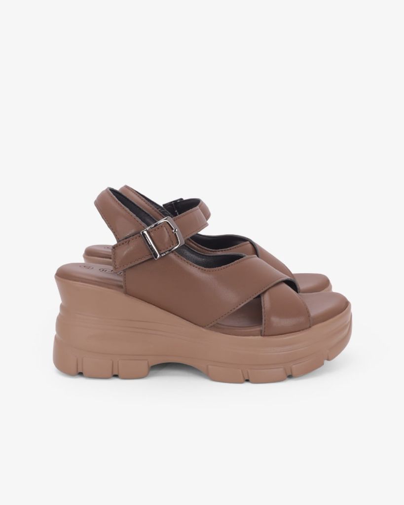 Sandal Đế Xuồng Hạnh Dung Đan Chéo HD11182AV
