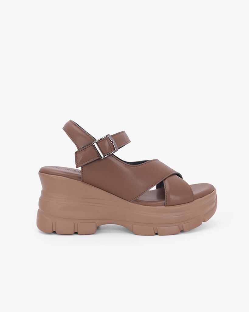 Sandal Đế Xuồng Hạnh Dung Đan Chéo HD11182AV