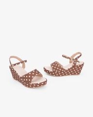 Sandal Đế Xuồng Hạnh Dung Chấm Bi HD11185AV
