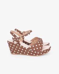 Sandal Đế Xuồng Hạnh Dung Chấm Bi HD11185AV