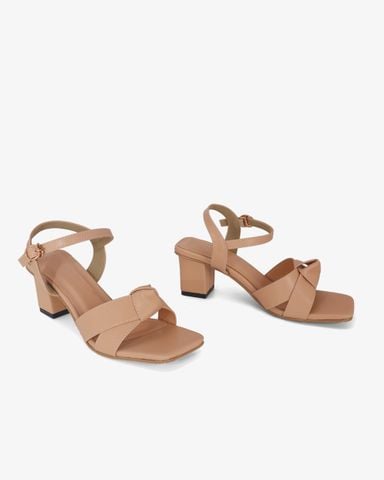 Giày Sandal Hạnh Dung Quai Bản Nơ Thắt HD1194AV