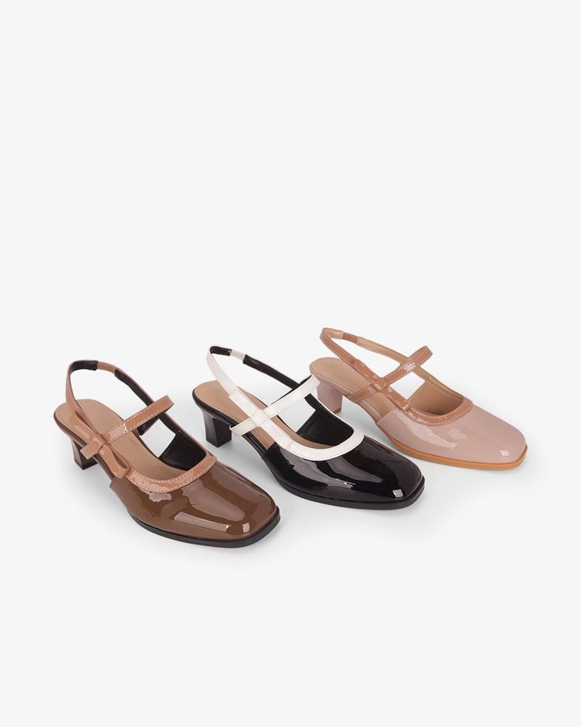 Giày Sandal Cao Gót Hạnh Dung Điểm Nơ HD1505CH