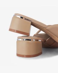 Dép Bít Mũi Hạnh Dung Mũi Vuông Thanh Lịch HD27291BI