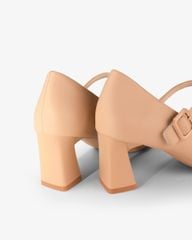 Giày Cao Gót Hạnh Dung Bít Mũi Hậu Dán HD27292BI