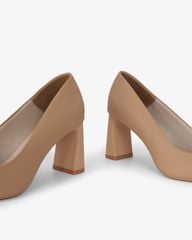 Giày Cao Gót Hạnh Dung Mũi Nhọn Khóa Nơ HD27333BI