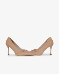 Giày Cao Gót Hạnh Dung Quai Chéo Khóa HD27336BI