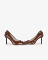 Giày Cao Gót Hạnh Dung Da Bóng Mũi Nhọn HD27337BI