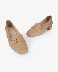 Giày Cao Gót Hạnh Dung Yếm Khóa Nơ HD27340BI