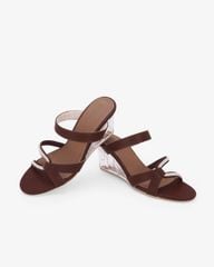 Dép Đế Xuồng Hạnh Dung Quai Chéo Dây Xoàn HD27344BI