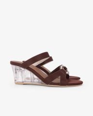 Dép Đế Xuồng Hạnh Dung Quai Chéo Dây Xoàn HD27344BI