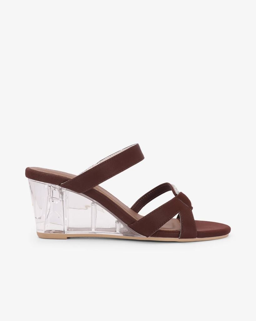 Dép Đế Xuồng Hạnh Dung Quai Chéo Dây Xoàn HD27344BI