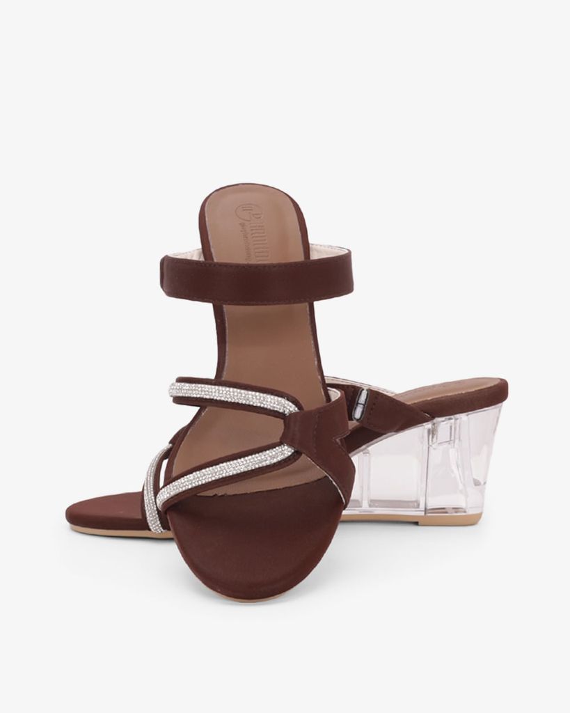 Dép Đế Xuồng Hạnh Dung Quai Chéo Dây Xoàn HD27344BI