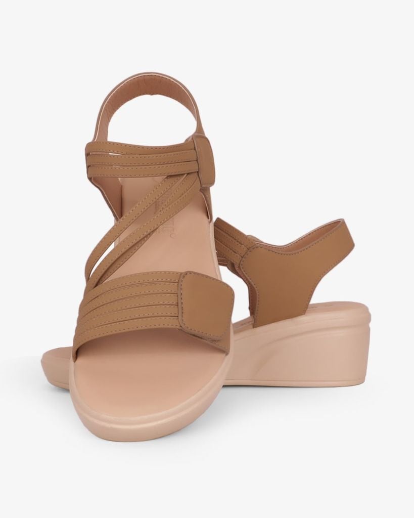 Sandal Đế Xuồng Hạnh Dung Quai Chéo Đan Dây HD29194AY