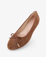 Giày Búp Bê Hạnh Dung Nhung Nơ HD29229AY