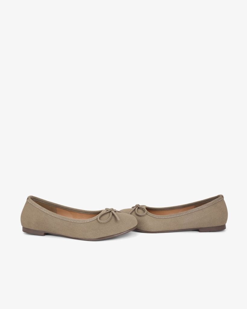 Giày Búp Bê Hạnh Dung Mũi Tròn Quai Nơ HD11112AV