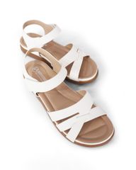 Sandal Đế Xuồng Hạnh Dung Quai Chéo Sọc Vân HD0315AC