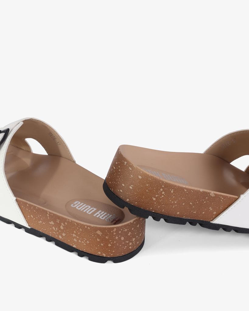 Dép Xẹp Hạnh Dung Quai Ôm Khóa Nịt HD0322AC