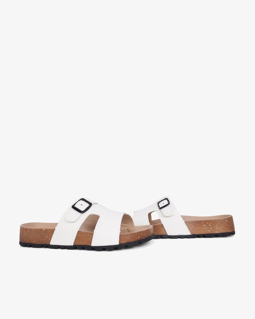 Dép Xẹp Hạnh Dung Quai Ôm Khóa Nịt HD0322AC