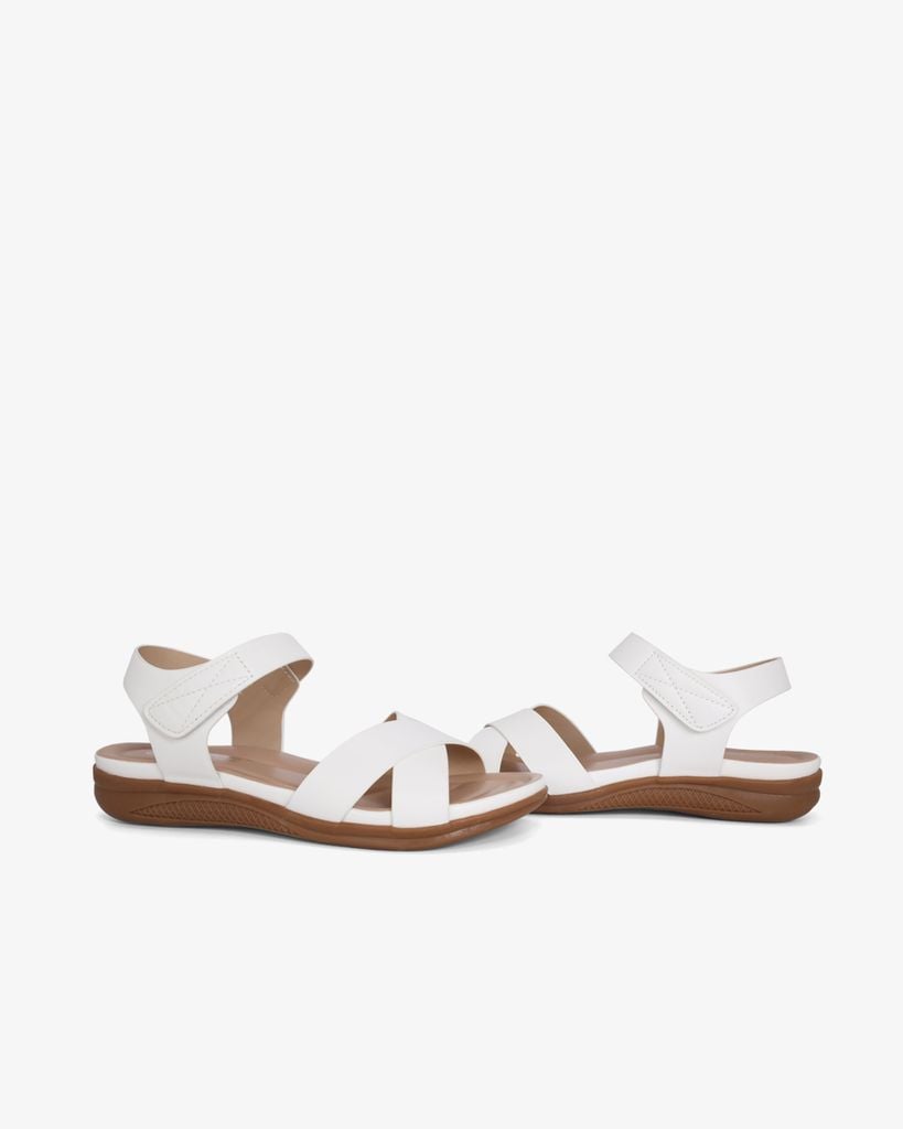 Sandal Xuồng Quai Đắp Chéo Trơn HD0324AC
