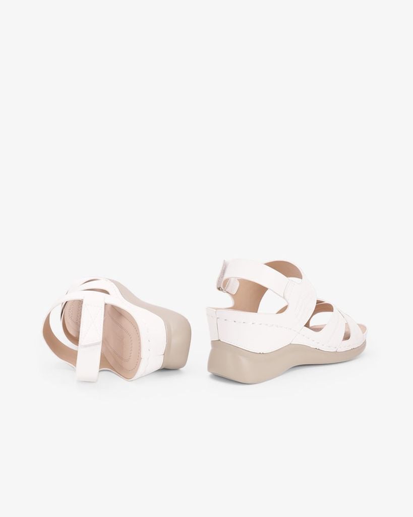 Sandal Đế Xuồng Hạnh Dung Quai Chéo Dập Vân HD0333AC