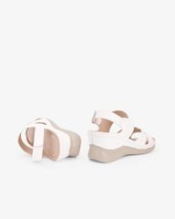 Sandal Đế Xuồng Hạnh Dung Quai Chéo Dập Vân HD0333AC
