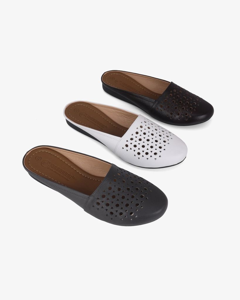 Dép Bít Mũi Hạnh Dung Đục Lỗ HD041094AD