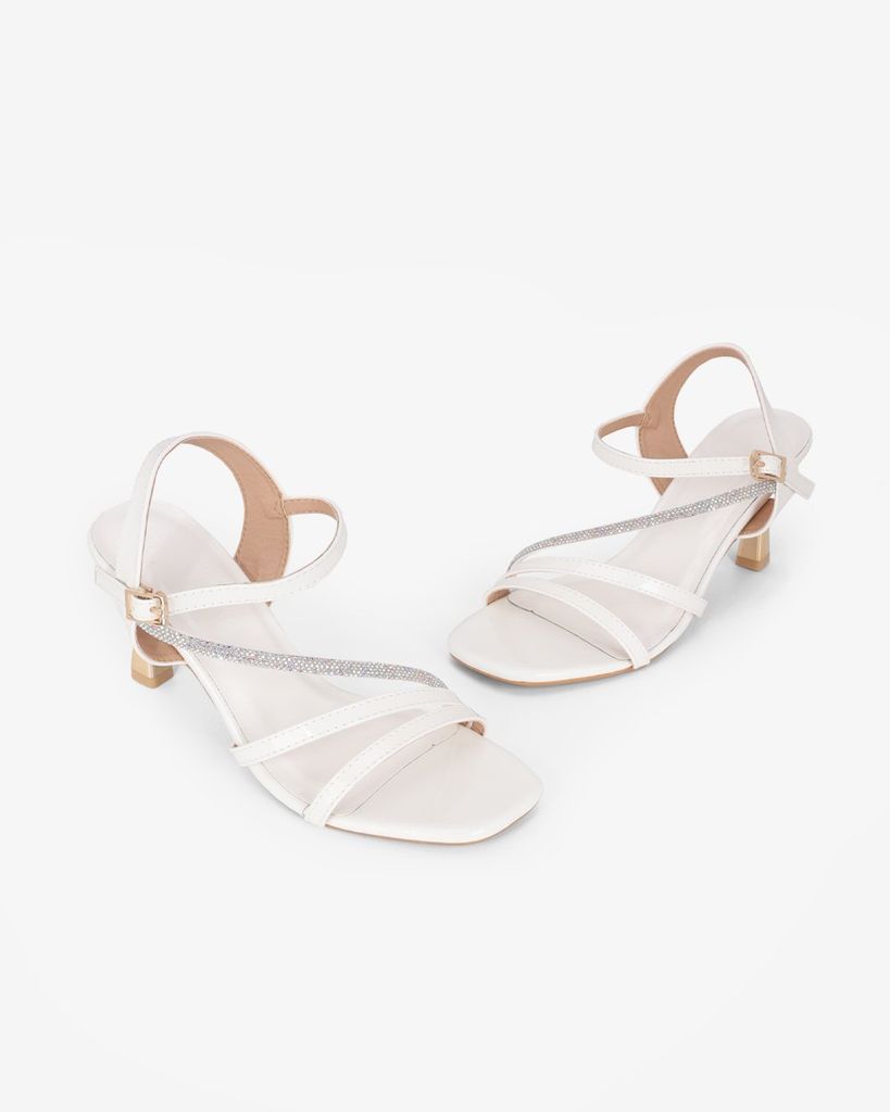 Sandal Cao Gót Hạnh Dung Dây Xoàn Xéo HD041097AD