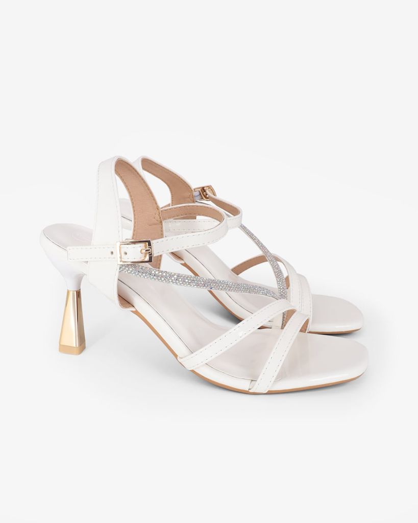 Sandal Cao Gót Hạnh Dung Dây Xoàn Xéo HD041097AD