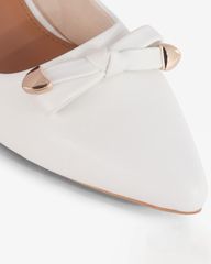 Giày Cao Gót Hạnh Dung Mũi Nhọn Nơ HD04948AD