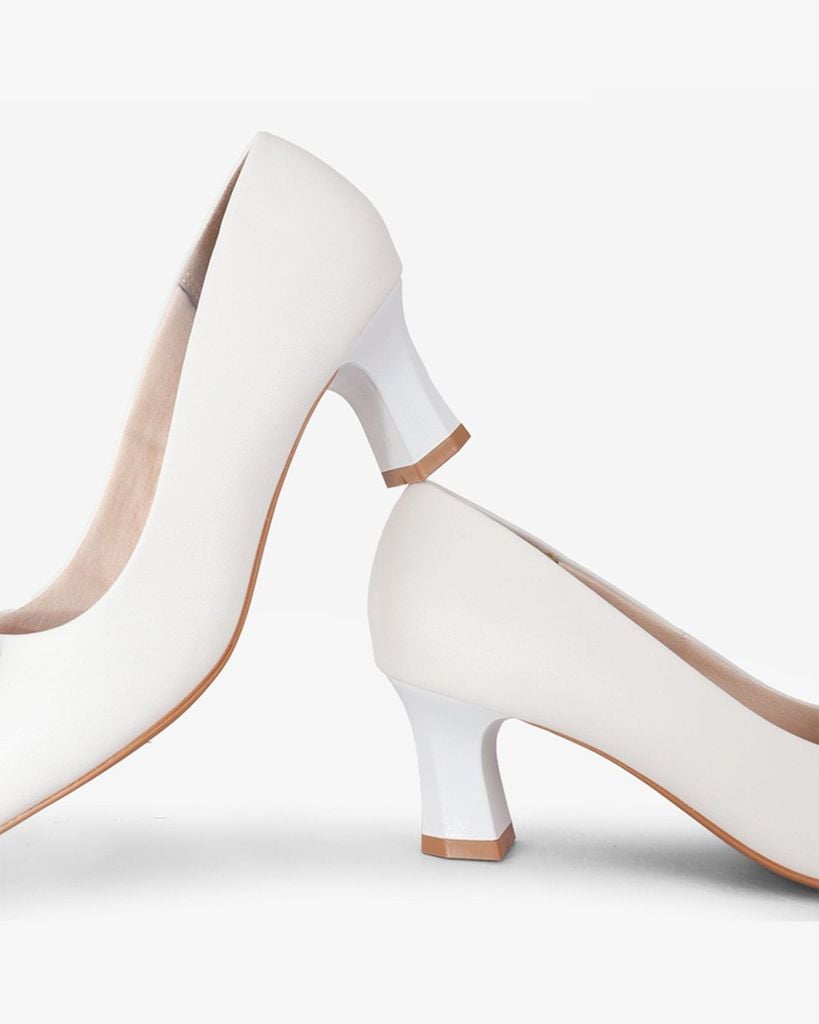 Giày Cao Gót Hạnh Dung Mũi Nhọn Nơ HD04948AD