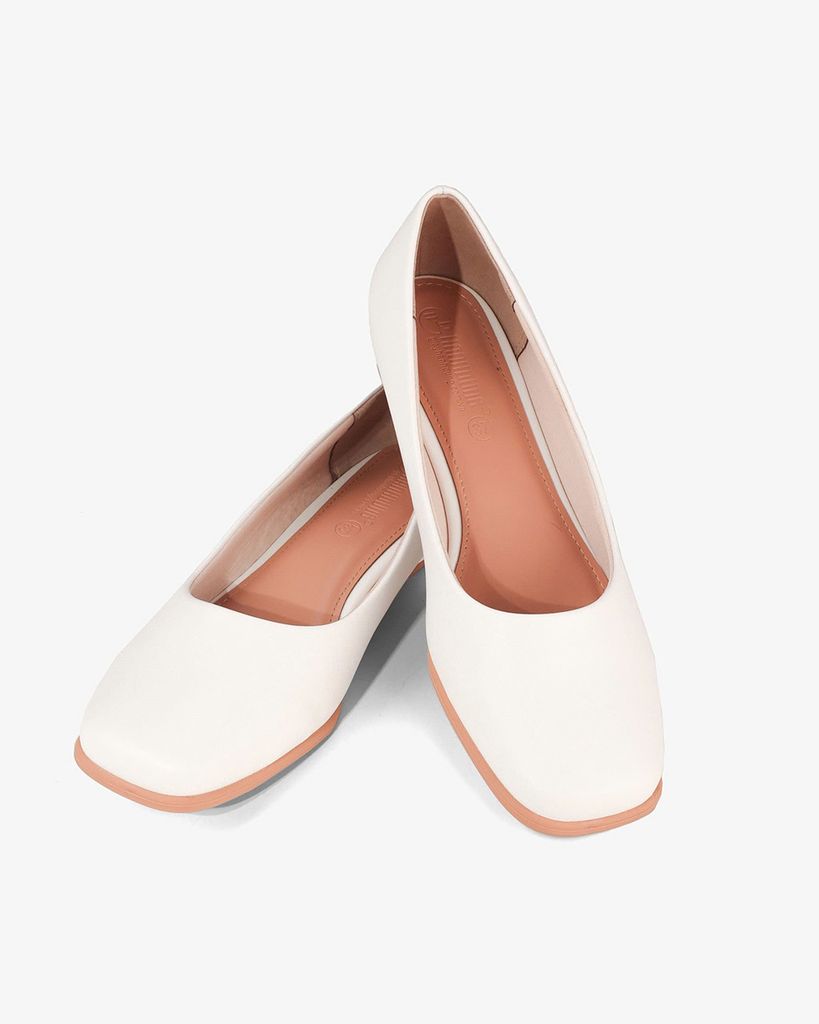 Giày Búp Bê Hạnh Dung Mũi Vuông Trơn HD04953AD