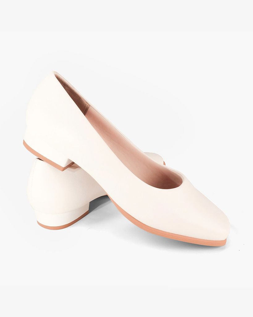 Giày Búp Bê Hạnh Dung Mũi Vuông Trơn HD04953AD