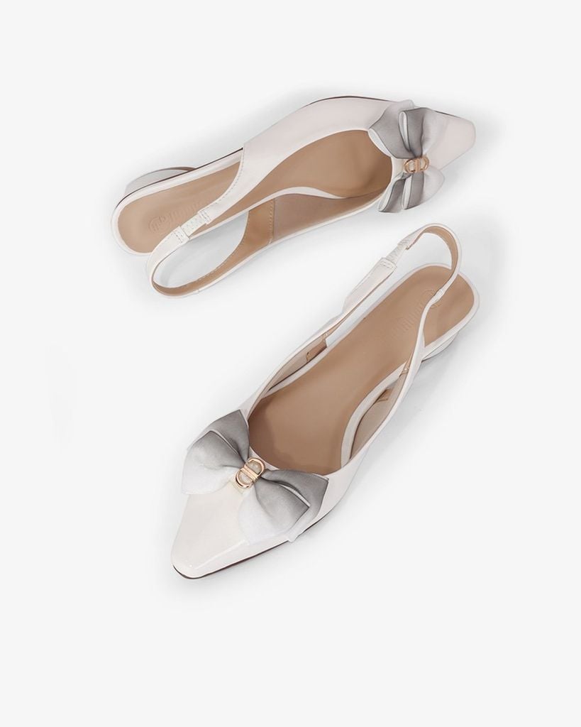 Giày Sandal Hạnh Dung Bít Mũi Khóa Nơ HD0655BA