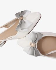 Giày Sandal Hạnh Dung Bít Mũi Khóa Nơ HD0655BA