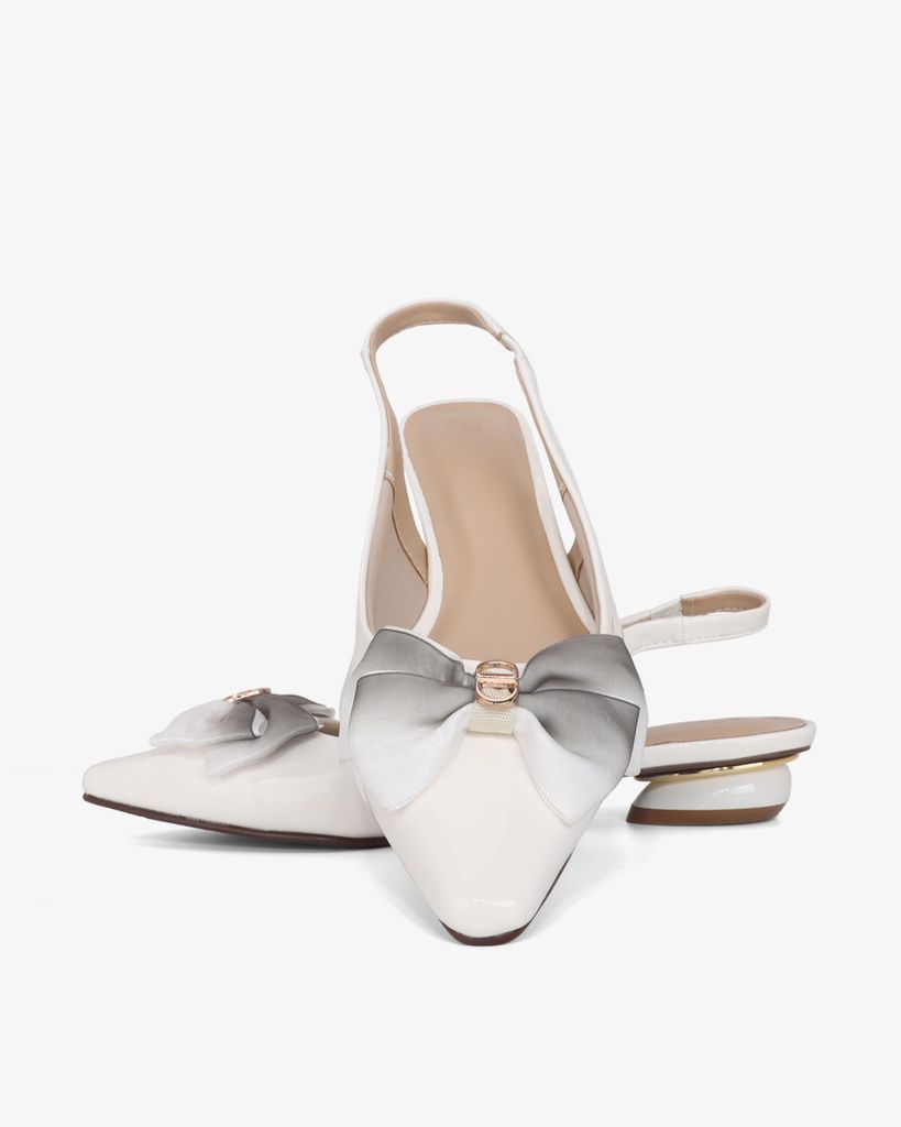 Giày Sandal Hạnh Dung Bít Mũi Khóa Nơ HD0655BA