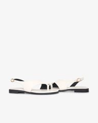 Sandal Xẹp Hạnh Dung Xỏ Ngón Khóa Vàng HD1074BN