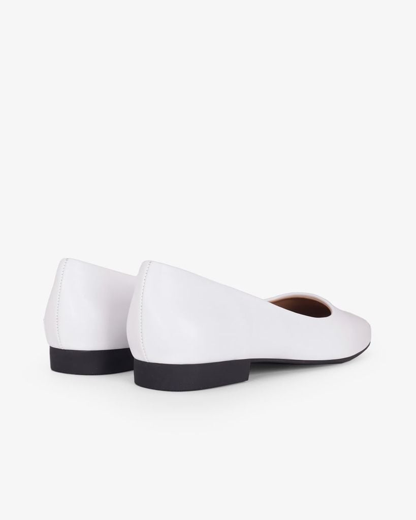 Giày Búp Bê Hạnh Dung Trơn Mũi Vuông HD11108AV